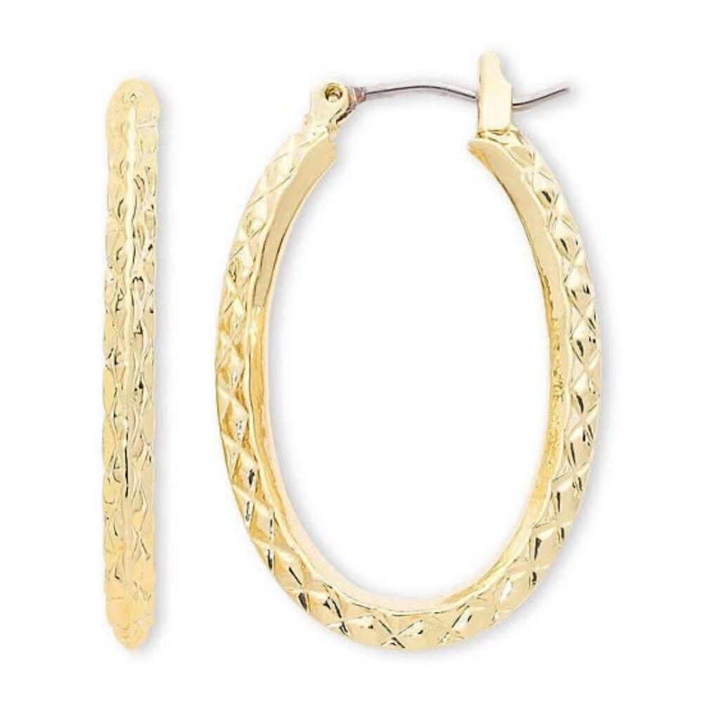 Gold earrings